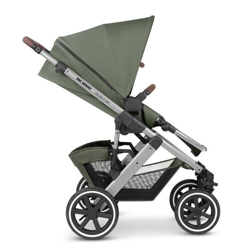 Carucior 2 in 1 Salsa 4 AIR Olive ABC Design, Culoare: Verde inchis, Model: 2 in 1 - poza 5 - ExclusivMAG.ro