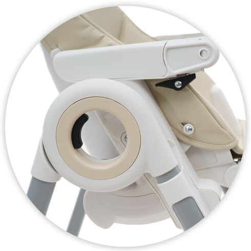 Scaun de masa AppeKids - Sky - Beige, Culoare: Crem,poza 4