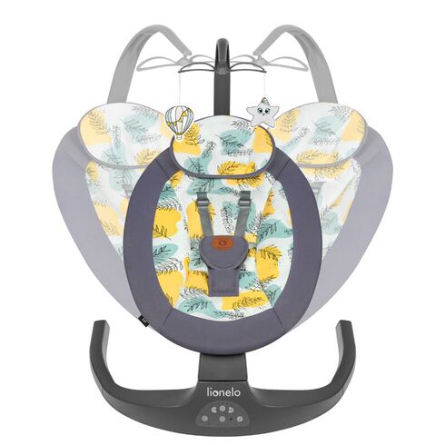 Balansoar si sezlong copii, Lionelo Ralf, 2 in 1, Electric, Cu telecomanda si cablu USB, Gri, Culoare: Multicolor,poza 3  - ExclusivMAG.ro Balansoar si sezlong copii, Lionelo Ralf, 2 in 1, Electric, Cu telecomanda si cablu USB, Gri, Culoare: Multicolor,poza 3