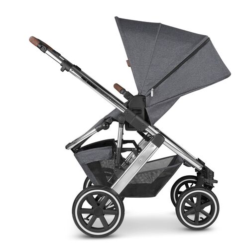 Carucior 2 in 1 Salsa 4 AIR Asphalt ABC Design, Culoare: Gri, Model: 2 in 1 - poza 10 - ExclusivMAG.ro