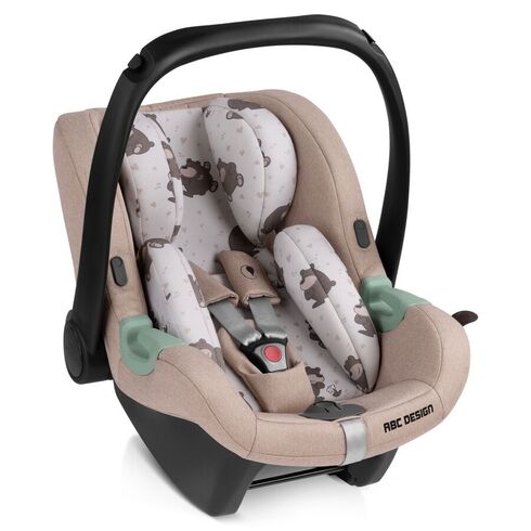 Carucior 3 in 1 Salsa 4 AIR Set Grain Teddy ABC Design, Culoare: Crem, Model: 3 in 1 - poza 4 - ExclusivMAG.ro