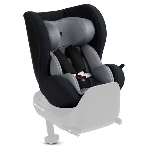 Scaun auto rotativ Lily 0-4 ani Graphite ABC Design, Culoare: Gri/Negru, Grupa: 0-18kg (0 luni - 4 ani)