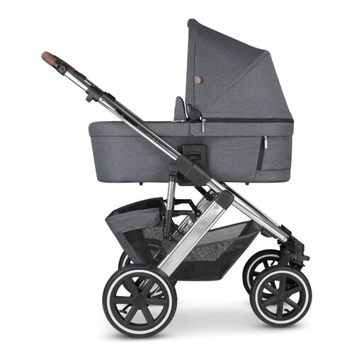 Carucior 2 in 1 Salsa 4 AIR Asphalt ABC Design, Culoare: Gri, Model: 2 in 1 - poza 4 - ExclusivMAG.ro