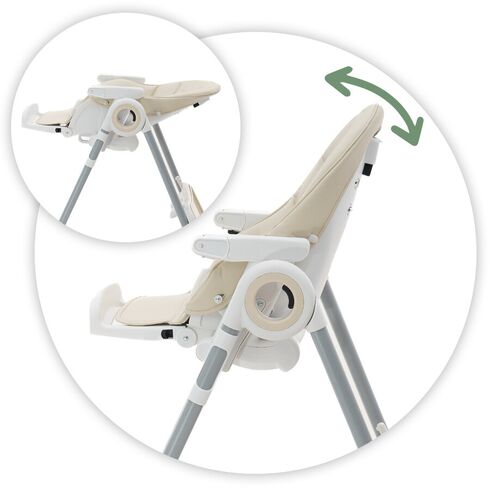 Scaun de masa AppeKids - Sky - Beige, Culoare: Crem,poza 3