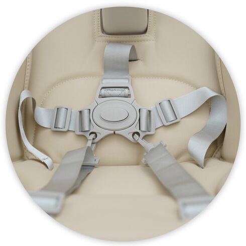 Scaun de masa AppeKids - Sky - Beige, Culoare: Crem,poza 5