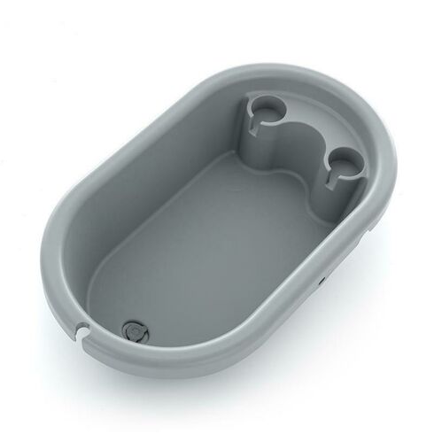 Cadita Petite&Mars 3 in 1, Spa, Pliabila, Cu roti si sistem de scurgere, Gri, Culoare: Gri - poza 6 - ExclusivMAG.ro