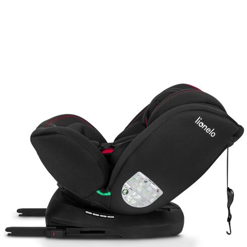 Scaun auto Lionelo Bastiaan i-Size, 4 in 1, Rotire 360 grade, 0-36 Kg, 40-150 cm, Negru/Rosu, Culoare: Negru/Rosu, Grupa: 0-36kg (0 luni - 12 ani),poza 6  - ExclusivMAG.ro Scaun auto Lionelo Bastiaan i-Size, 4 in 1, Rotire 360 grade, 0-36 Kg, 40-150 cm, Negru/Rosu, Culoare: Negru/Rosu, Grupa: 0-36kg (0 luni - 12 ani),poza 6