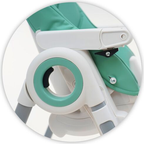 Scaun de masa AppeKids - Sky - River Green, Culoare: Turcoaz,poza 4