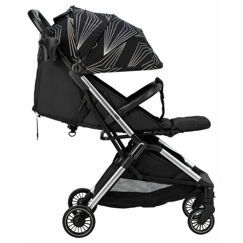 Carucior sport pliabil automat, Unique, FreeON, Silver, Culoare: Gri/Negru, Model: sport,poza 3