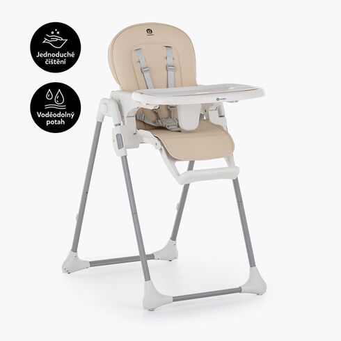 Scaun de masa Petite&Mars Gusto, 6- 36 luni, Jasmine Honey, Culoare: Bej