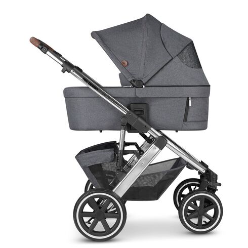 Carucior 2 in 1 Salsa 4 AIR Asphalt ABC Design, Culoare: Gri, Model: 2 in 1 - poza 7 - ExclusivMAG.ro