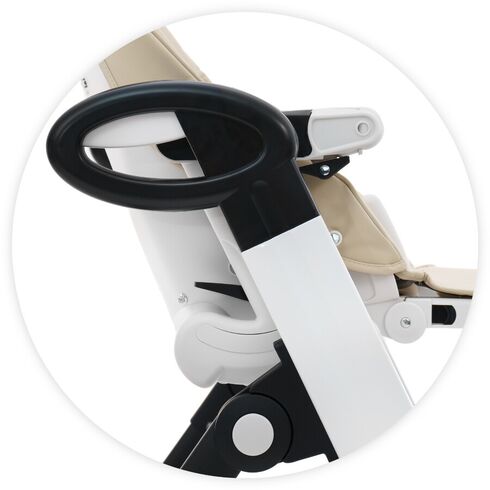 Scaun de masa AppeKids - Vogue - Beige, Culoare: Crem,poza 5