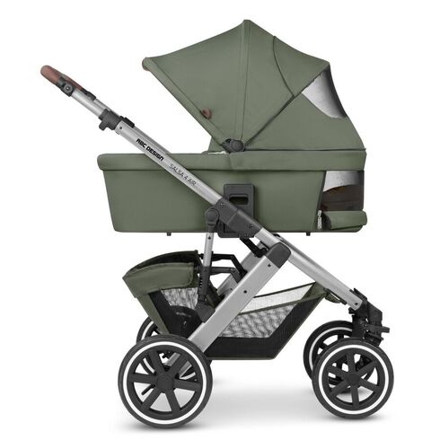 Carucior 2 in 1 Salsa 4 AIR Olive ABC Design, Culoare: Verde inchis, Model: 2 in 1 - poza 6 - ExclusivMAG.ro