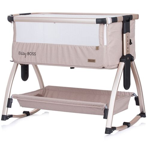 Patut Co-Sleeper Chipolino Baby Boss humus, Culoare: Crem, Dimensiuni: 95x65,poza 8  - ExclusivMAG.ro Patut Co-Sleeper Chipolino Baby Boss humus, Culoare: Crem, Dimensiuni: 95x65,poza 8