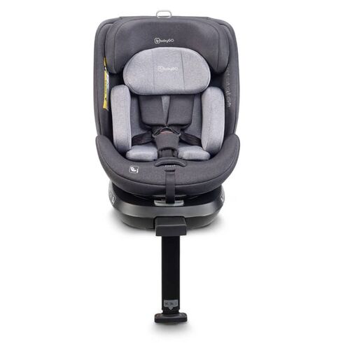 Scaun auto rotativ cu isofix, BabyGo MOVE360 Grey, 40-150 cm, certificat R129, Culoare: Gri, Grupa: 0-36kg (0 luni - 12 ani),poza 3