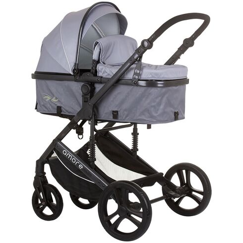 Carucior Chipolino Amore 2 in 1 ash grey, Culoare: Gri, Model: 2 in 1,poza 2
