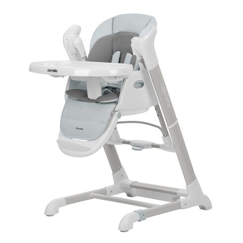 Scaun de masa si leagan electric Carrello CASCATA Ash Grey, Culoare: Gri deschis