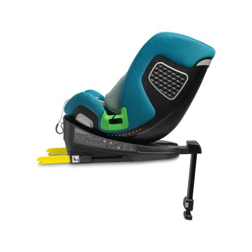 Scaun auto rotativ Caretero KAMPTOS I-Size 40-150 cm Albastru/Verde, Culoare: Turquoise, Grupa: 0-36kg (0 luni - 12 ani),poza 11  - ExclusivMAG.ro Scaun auto rotativ Caretero KAMPTOS I-Size 40-150 cm Albastru/Verde, Culoare: Turquoise, Grupa: 0-36kg (0 luni - 12 ani),poza 11