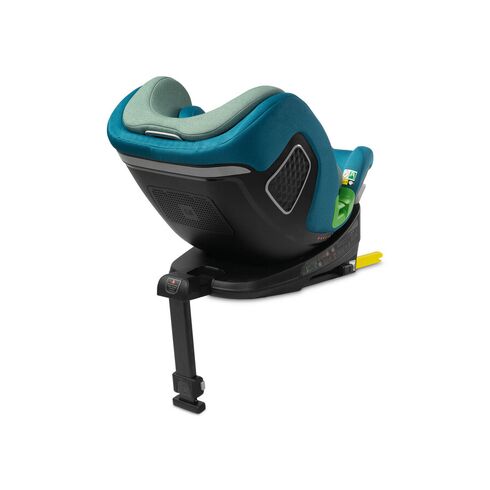 Scaun auto rotativ Caretero KAMPTOS I-Size 40-150 cm Albastru/Verde, Culoare: Turquoise, Grupa: 0-36kg (0 luni - 12 ani),poza 5  - ExclusivMAG.ro Scaun auto rotativ Caretero KAMPTOS I-Size 40-150 cm Albastru/Verde, Culoare: Turquoise, Grupa: 0-36kg (0 luni - 12 ani),poza 5
