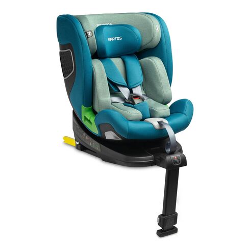 Scaun auto rotativ Caretero KAMPTOS I-Size 40-150 cm Albastru/Verde, Culoare: Turquoise, Grupa: 0-36kg (0 luni - 12 ani),poza 2  - ExclusivMAG.ro Scaun auto rotativ Caretero KAMPTOS I-Size 40-150 cm Albastru/Verde, Culoare: Turquoise, Grupa: 0-36kg (0 luni - 12 ani),poza 2
