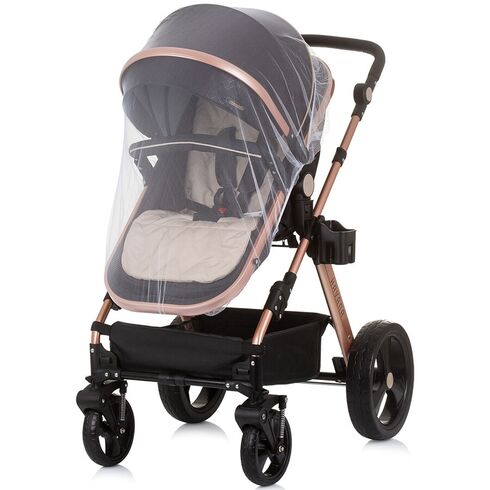 Carucior Chipolino Havana 2 in 1 obsidian gold, Culoare: Negru/Auriu, Model: 2 in 1 - poza 5 - ExclusivMAG.ro