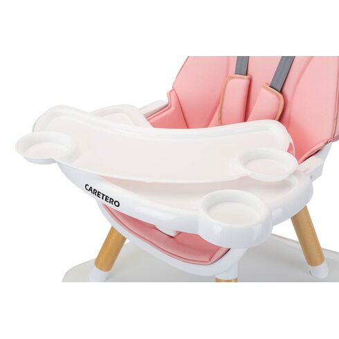 Scaun de masa transformabil Caretero TUVA Pink, Culoare: Roz,poza 10  - ExclusivMAG.ro Scaun de masa transformabil Caretero TUVA Pink, Culoare: Roz,poza 10