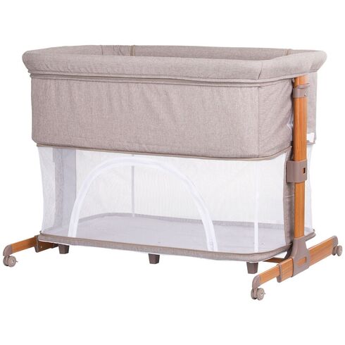 Patut Co-Sleeper si Tarc Chipolino Mommy 'n Me beige wood, Culoare: Bej, Dimensiuni: 90x50,poza 7