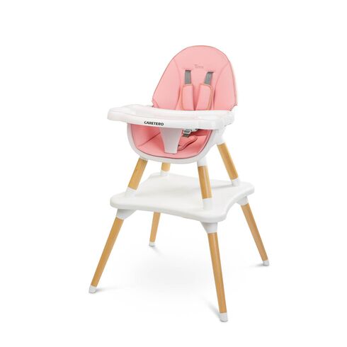 Scaun de masa transformabil Caretero TUVA Pink, Culoare: Roz