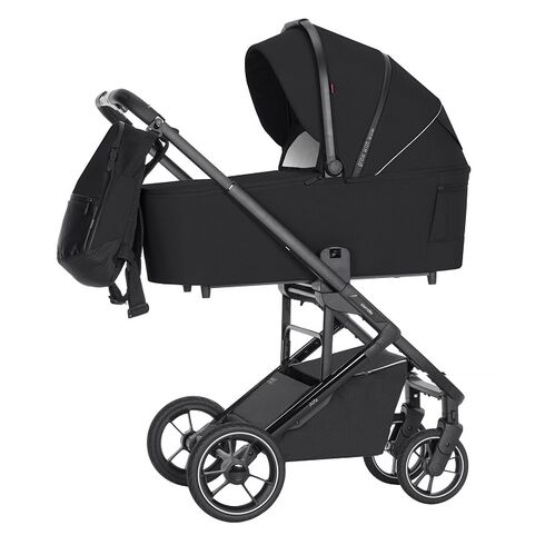 Carucior troller reversibil (max. 22 Kg) Carrello ALFA 2 in 1 Midnight Black, Culoare: Negru, Model: 2 in 1 - poza 2 - ExclusivMAG.ro