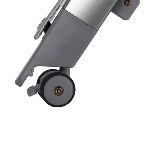 Patut co-sleeping pliabil si reglabil pe inaltime Carrello ARIA, Cloud Grey, Culoare: Gri, Dimensiuni: 80x50,poza 5