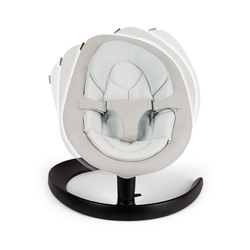 Sezlong Nuna LEAF Grow Driftwood, Culoare: Gri deschis,poza 3