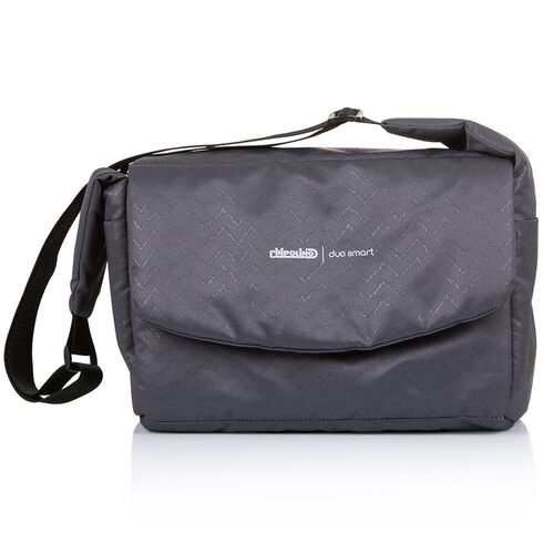 Carucior gemeni Chipolino Duo Smart 2 in 1 silver grey, Culoare: Gri/Negru, Model: gemeni,poza 11