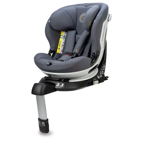 Scaun auto Niki Kid Asphalt, grup 1/2/3, 9-36kg Storchenmühle, Culoare: Gri, Grupa: 9-36kg (9 luni - 12 ani)
