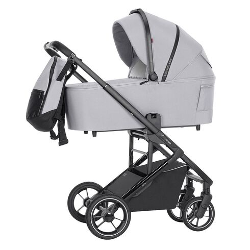 Carucior troller reversibil (max. 22 Kg) Carrello ALFA 2 in 1 Feather Grey, Culoare: Gri deschis, Model: 2 in 1,poza 2