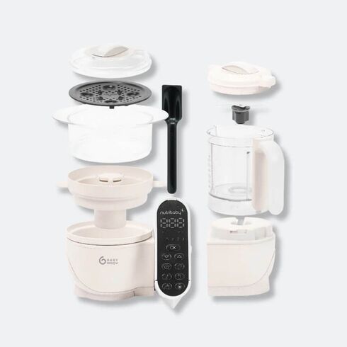 Robot multifunctional 5 in 1 Babymoov Nutribaby (+) Mineral Beige,poza 5