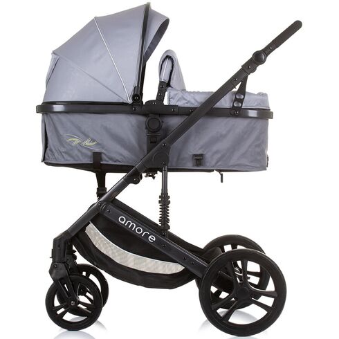 Carucior Chipolino Amore 2 in 1 ash grey, Culoare: Gri, Model: 2 in 1,poza 8