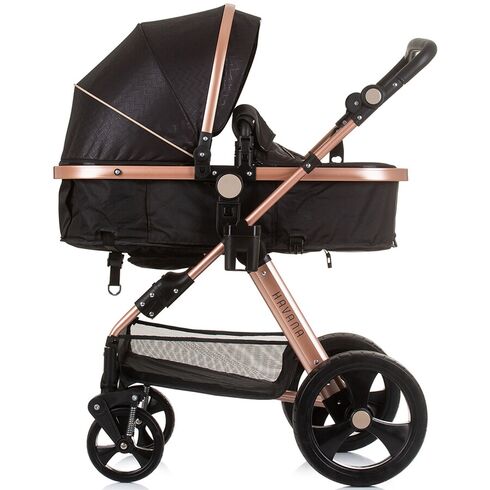 Carucior Chipolino Havana 2 in 1 obsidian gold, Culoare: Negru/Auriu, Model: 2 in 1 - poza 9 - ExclusivMAG.ro