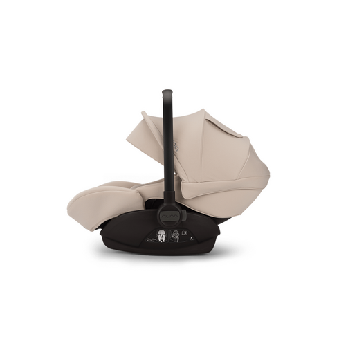 Scoica auto i-size Nuna ARRA Next Biscotti + Baza isofix BASE next i-Size, testata ADAC, Culoare: Bej, Grupa: 0-13kg (0 luni - 12 luni),poza 6