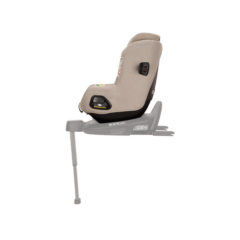 Scaun auto rotativ i-Size Nuna TODL next Biscotti, 40-105 cm + Baza isofix BASE next i-Size, Culoare: Bej, Grupa: 0-18kg (0 luni - 4 ani),poza 6