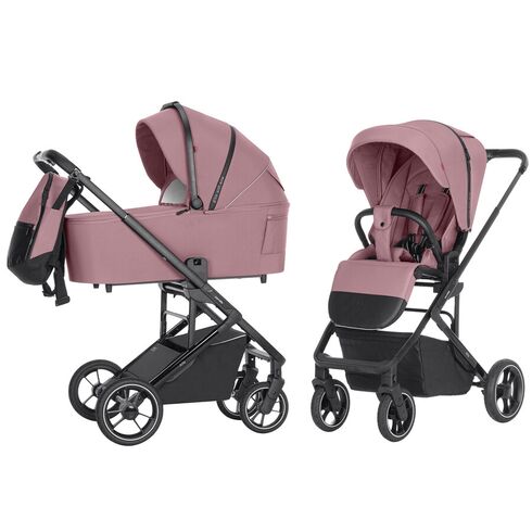 Carucior troller reversibil (max. 22 Kg) Carrello ALFA 2 in 1 Rouge Pink, Culoare: Roz, Model: 2 in 1  - ExclusivMAG.ro
