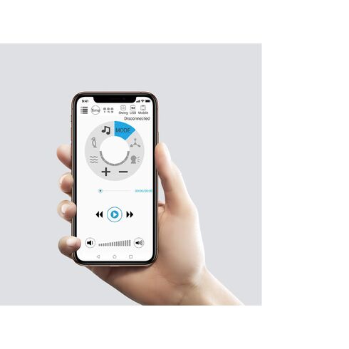 Scaun de masa si leagan electric Carrello CASCATA Tropical Green, Culoare: Verde,poza 7