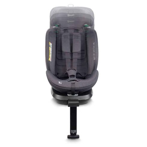 Scaun auto rotativ cu isofix, BabyGo MOVE360 Grey, 40-150 cm, certificat R129, Culoare: Gri, Grupa: 0-36kg (0 luni - 12 ani),poza 2