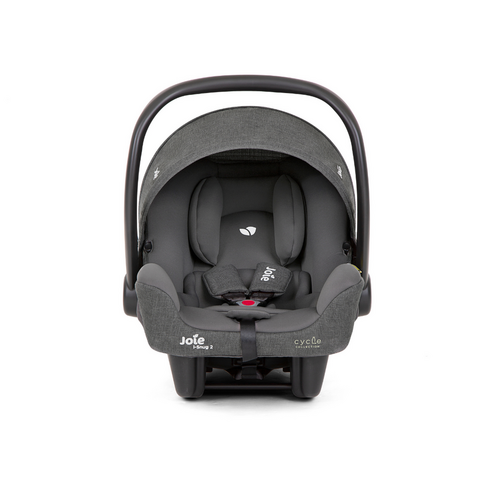 Scoica auto Joie i-Snug 2 cu tetiera reglabila Shell Gray, colectia Cycle, 40-75 cm, testata ADAC si certificata R129, Culoare: Gri, Grupa: 0-13kg (0 luni - 12 luni),poza 3