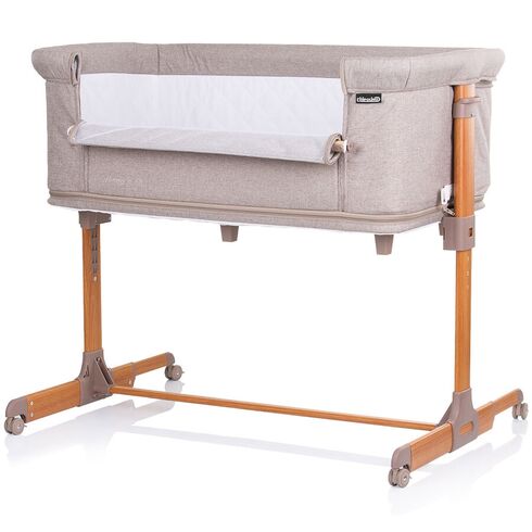 Patut Co-Sleeper si Tarc Chipolino Mommy 'n Me beige wood, Culoare: Bej, Dimensiuni: 90x50,poza 4