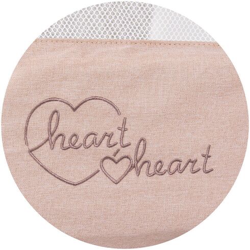 Patut Co-Sleeper Chipolino Heart 2 Heart sand, Culoare: Crem, Dimensiuni: 90x50,poza 8