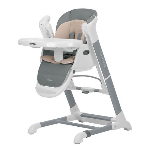 Scaun de masa si leagan Carrello CASCATA Space Grey, Culoare: Gri