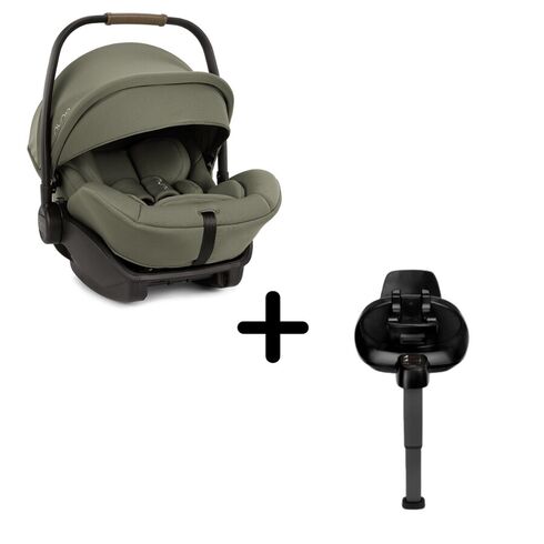 Scoica auto i-size Nuna ARRA Next Pine + Baza isofix BASE next i-Size, testata ADAC, Culoare: Verde, Grupa: 0-13kg (0 luni - 12 luni)  - ExclusivMAG.ro