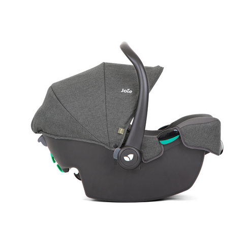 Scoica auto Joie i-Snug 2 cu tetiera reglabila Shell Gray, colectia Cycle, 40-75 cm, testata ADAC si certificata R129, Culoare: Gri, Grupa: 0-13kg (0 luni - 12 luni),poza 4