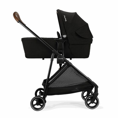 Set carucior compact Nuna TRIV next Caviar + Landou LYTL Caviar, Culoare: Negru, Model: 2 in 1,poza 3