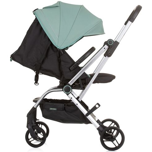 Carucior Chipolino Twister pastel green cu sezut rotativ, Culoare: Verde, Model: sport,poza 6